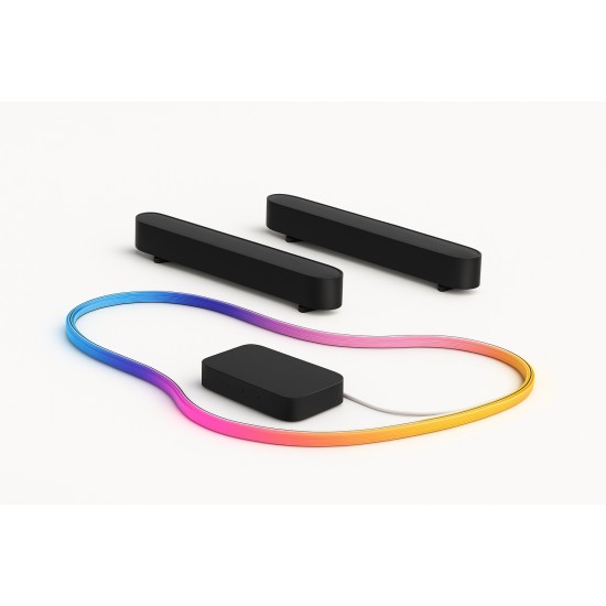 Set: 2x Play Lightbar schwarz + Play Gradient Lightstrip TV 75