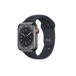 Apple Watch Series 8 41mm Edelstahl Sportarmband + Cellular