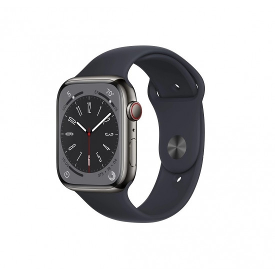 Apple Watch Series 8 45mm Edelstahl Sportarmband + Cellular