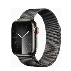 Apple Watch Series 9 41mm Edelstahl + Milanaise