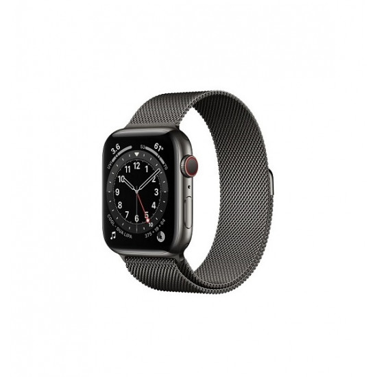 Apple Watch Series 6 40mm Edelstahl Milanaise Armband + Cellular