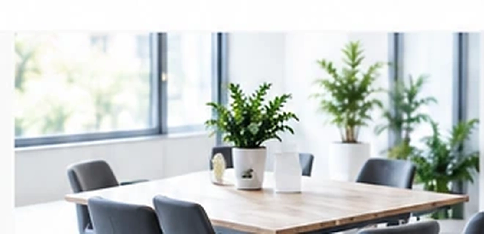 Heller Besprechungsraum als Design-Mockup